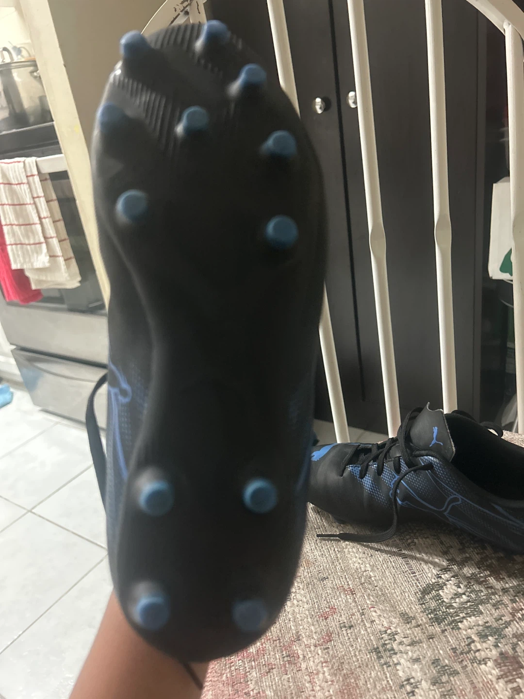 Puma Soccer Cleats - Black & Blue - photo 5