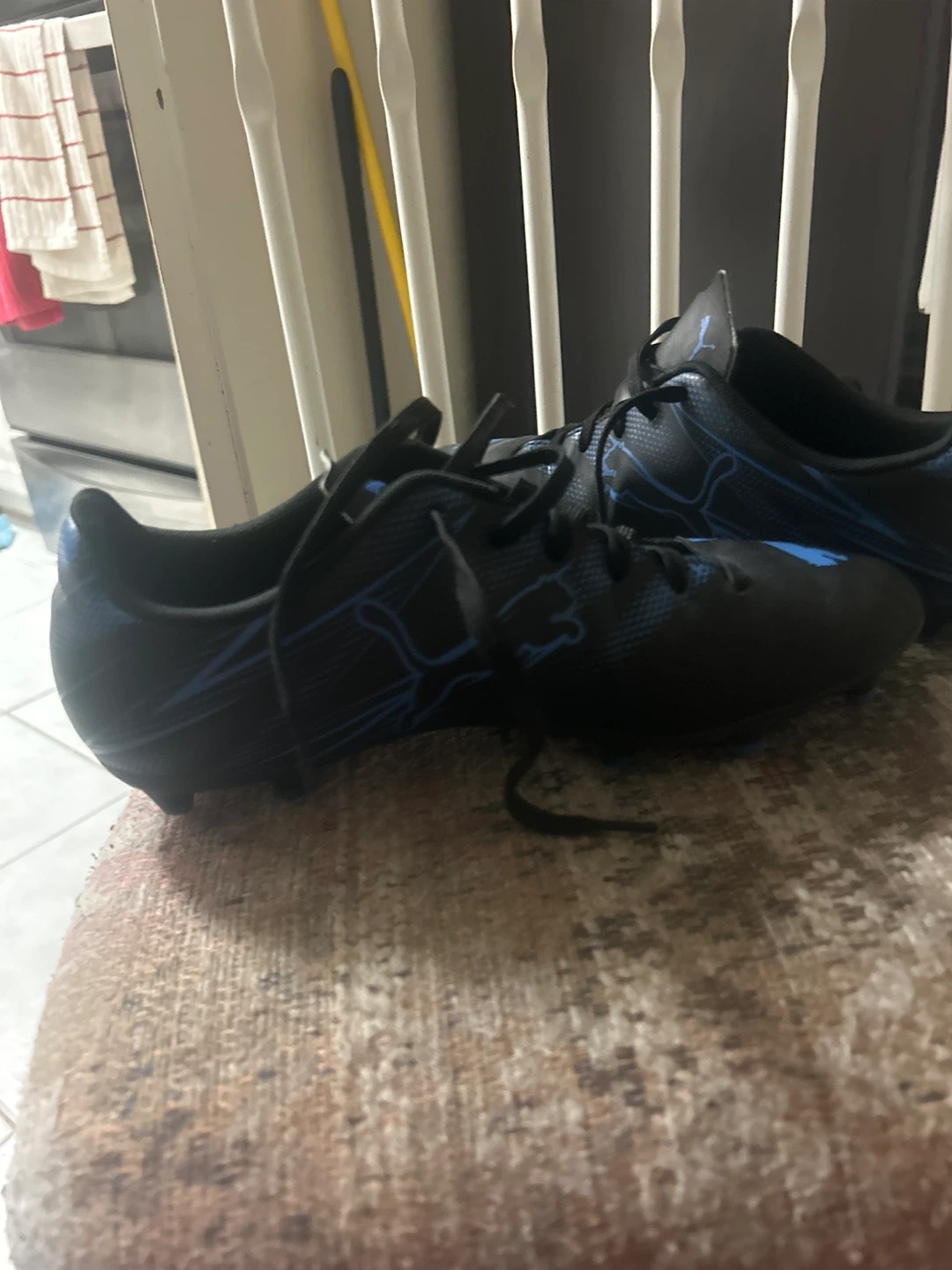Puma Soccer Cleats - Black & Blue - photo 4