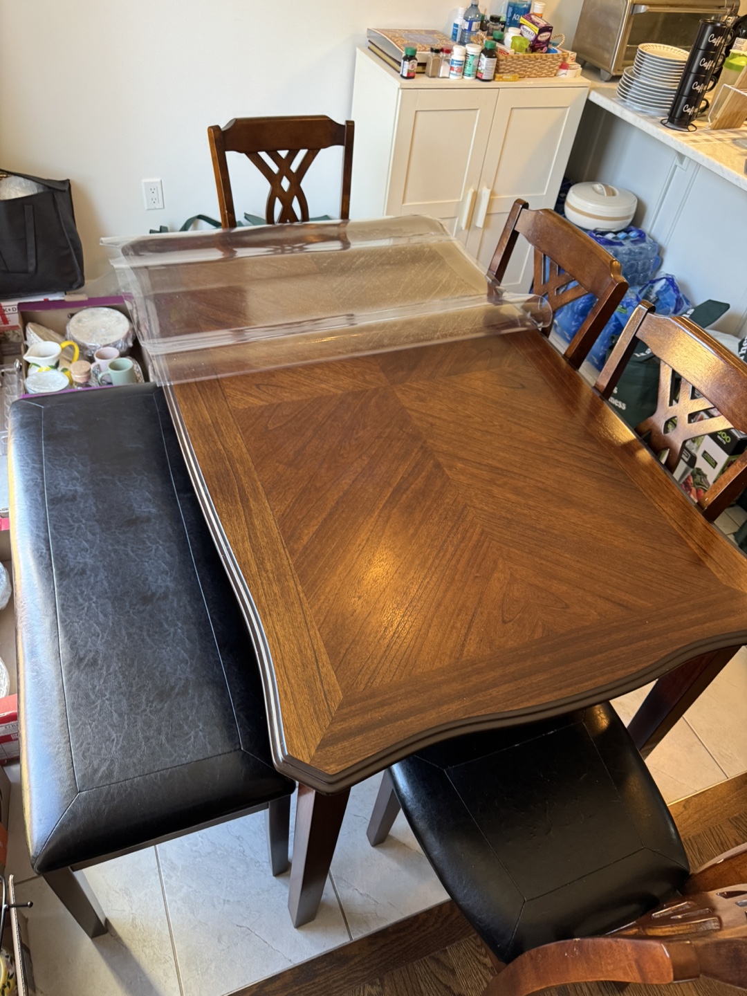 Dining Table with Chairs - Wood - photo 2