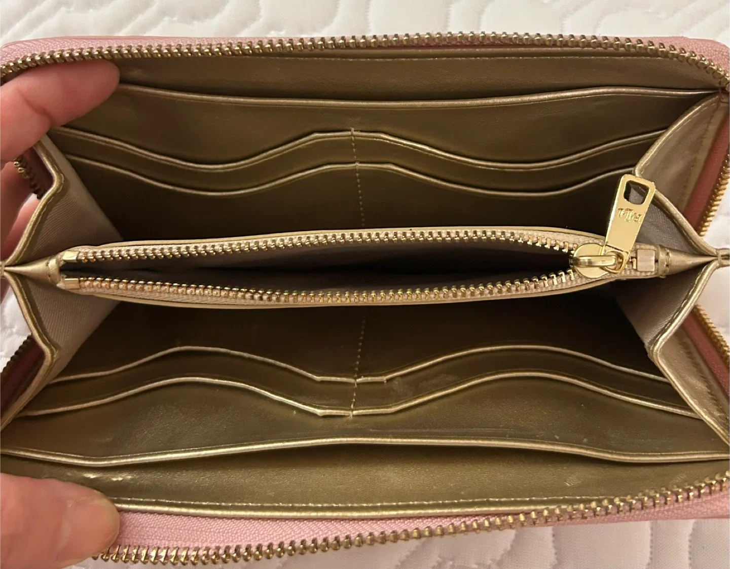 Ralph Lauren Pink Leather Wallet image indicator(2)