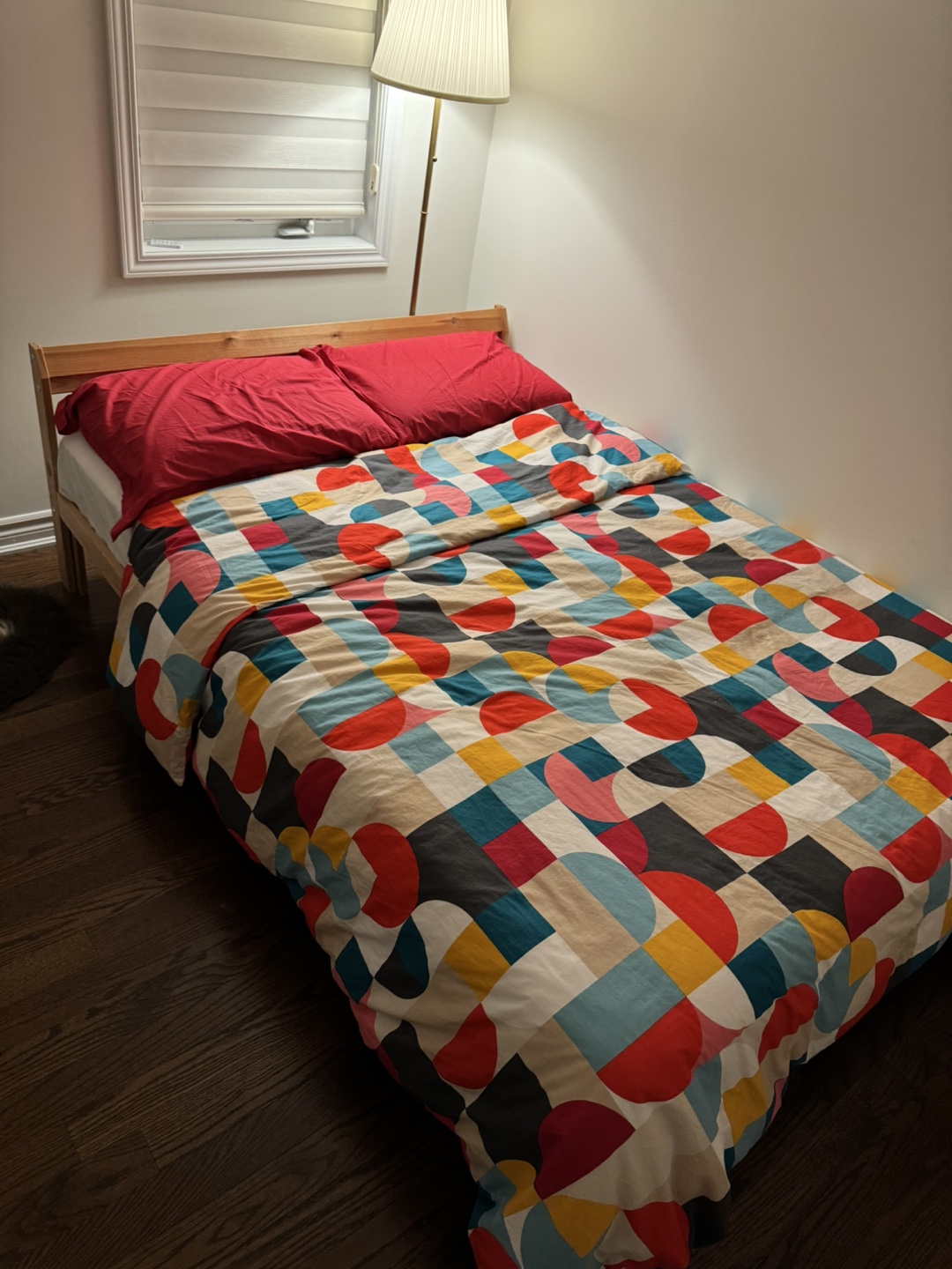 IKEA Double Bed Frame + Mattress (URGENT - MOVING OUT)