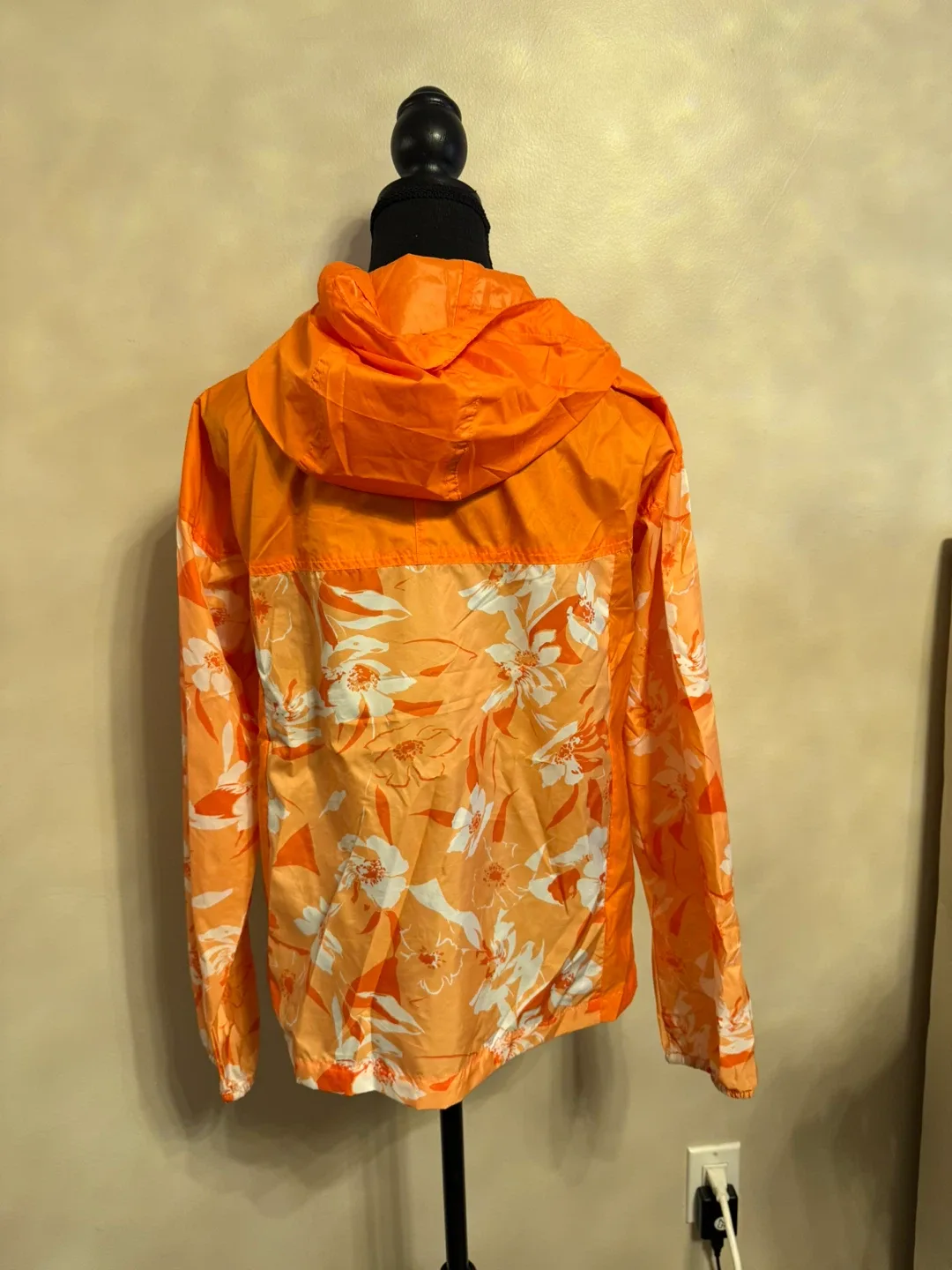 Columbia Sportswear Orange Floral Windbreaker image indicator(2)