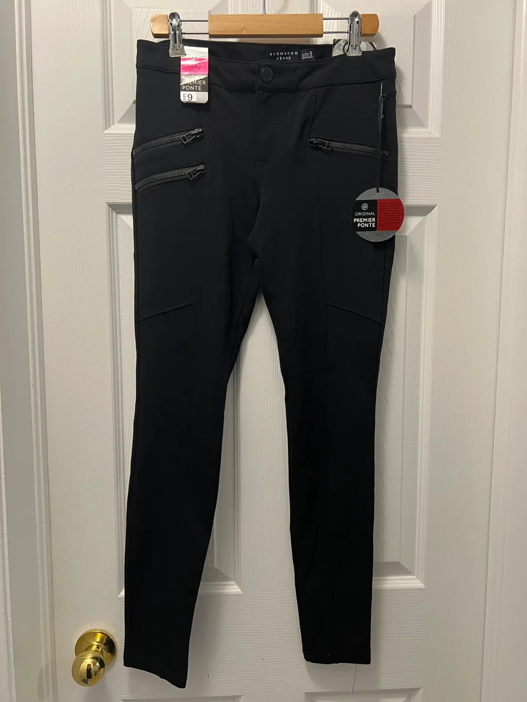 Brand new  Black Premier Ponte Pants - Size 9 thumbnail