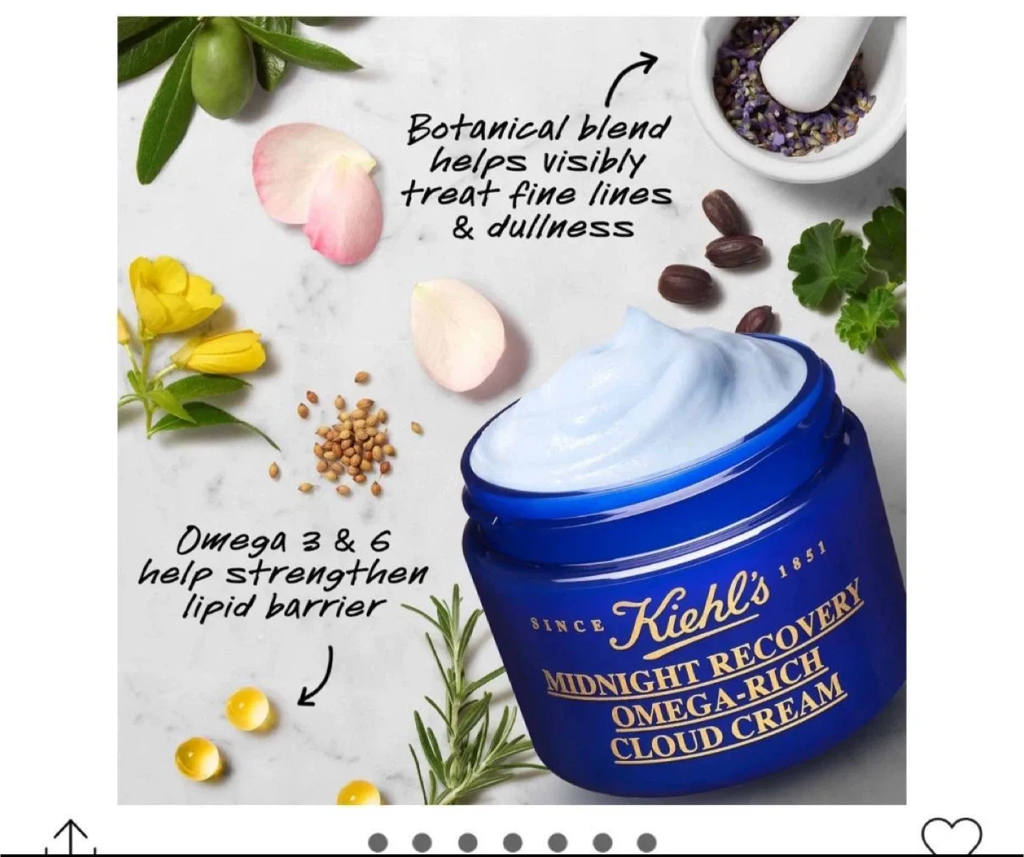 Kiehl's Midnight Recovery Cloud Cream,14 ml image indicator(4)