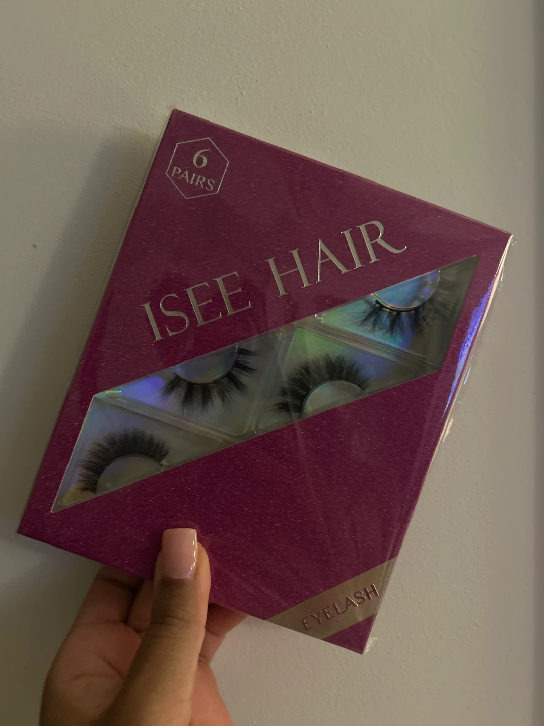 Isee Hair Eyelashes - 6 Pairs (+ bonus bonnet)