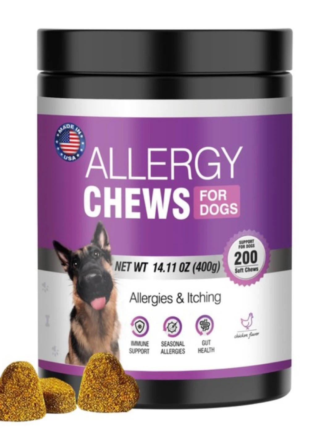 Brand new Allergy Chews for Dogs - 200 Soft Chews