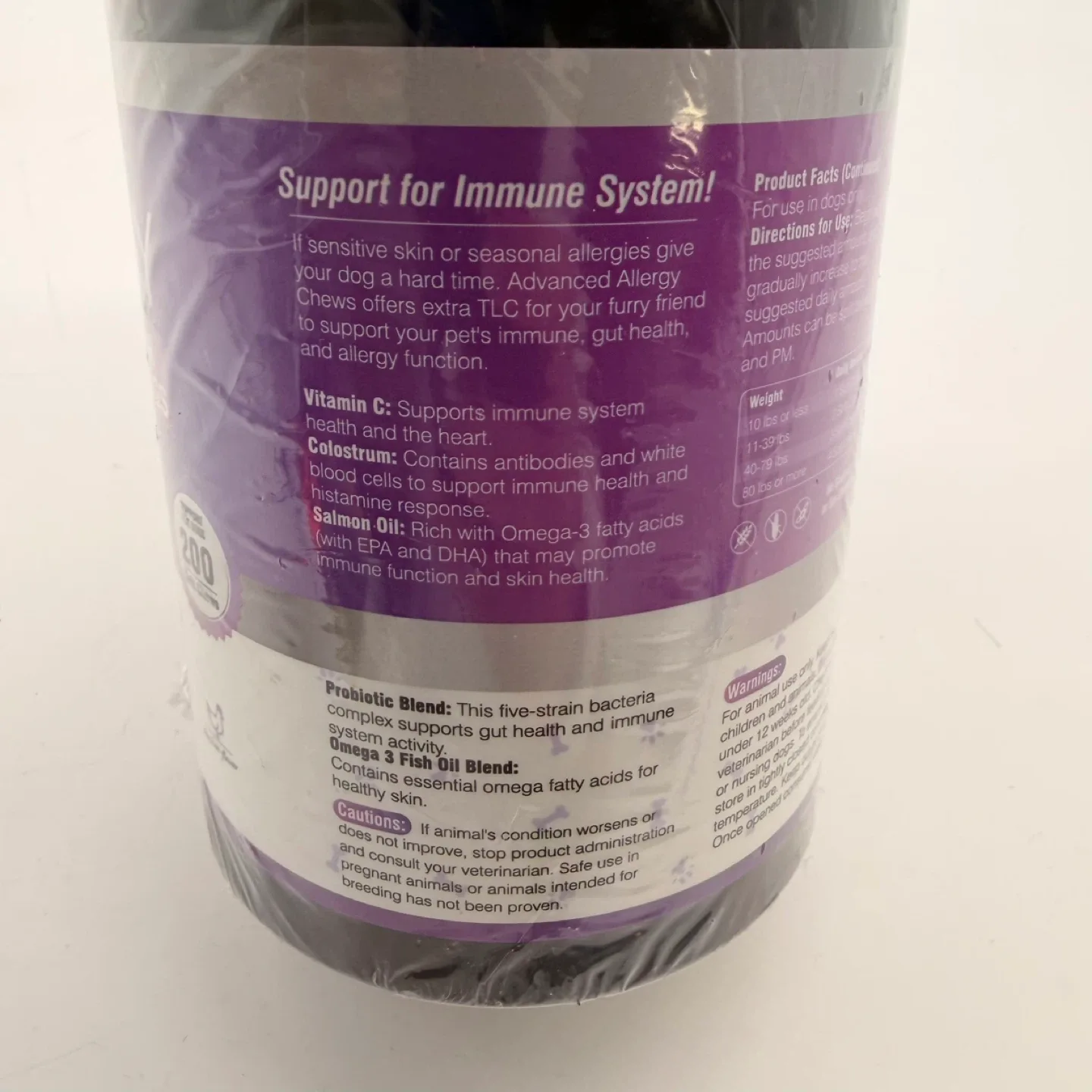 Brand new Allergy Chews for Dogs - 200 Soft Chews image indicator(8)