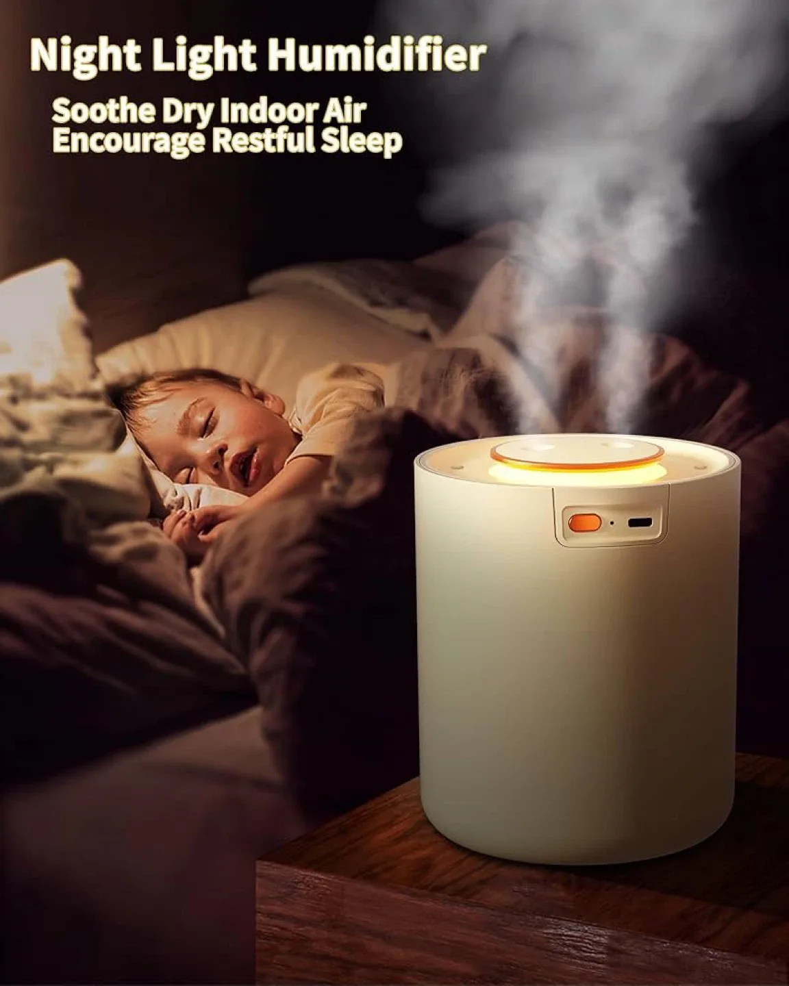 Brand new Portable Small Humidifier image indicator(3)