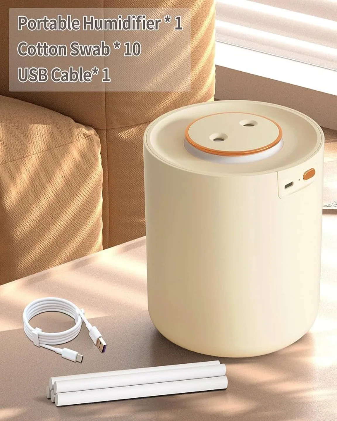 Brand new Portable Small Humidifier image indicator(9)