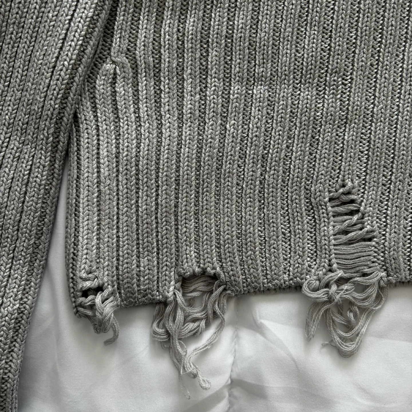 Zara Ribbed Metallic Sweater - photo 4
