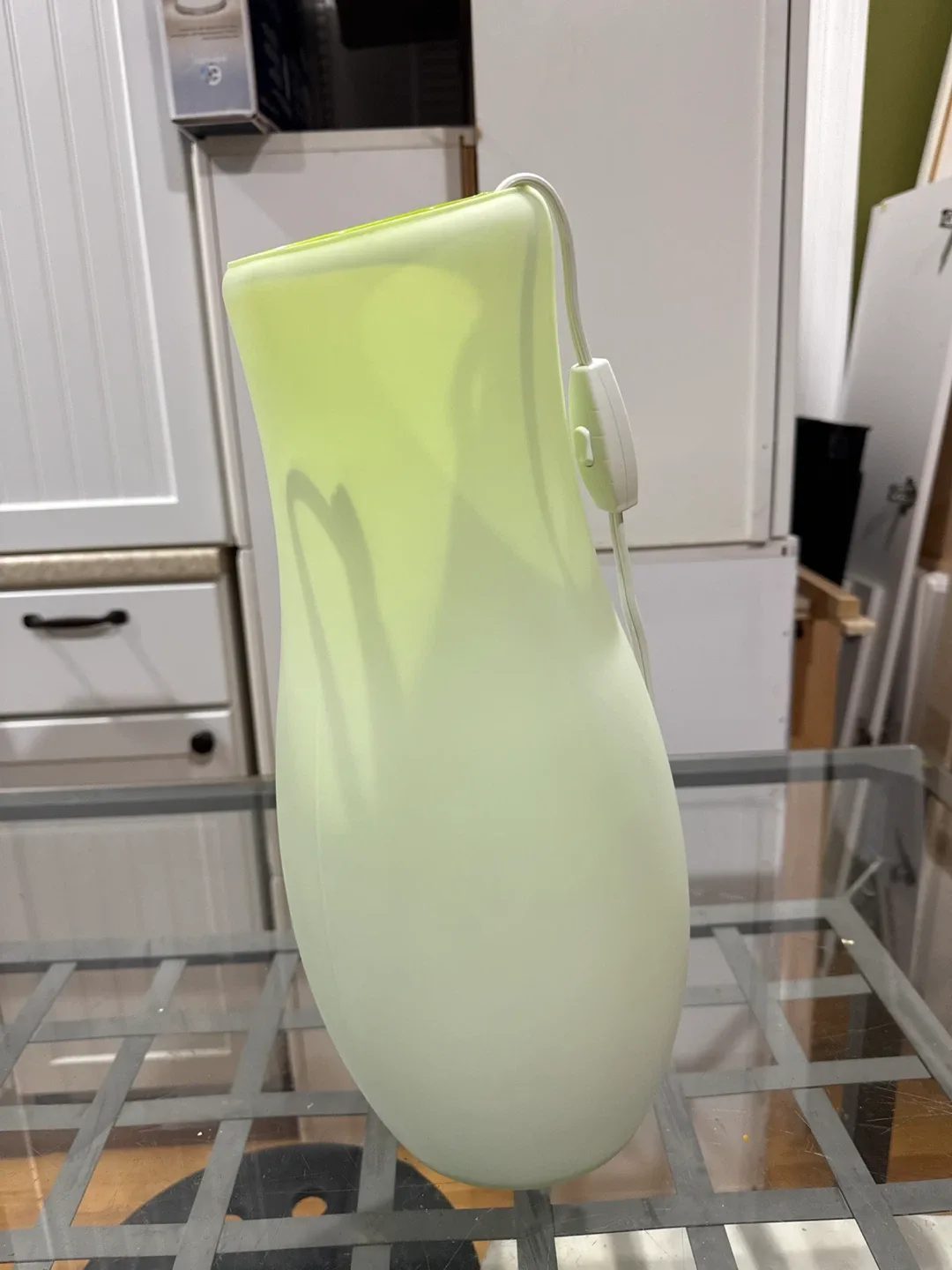 Green Glass Table Lamp thumbnail