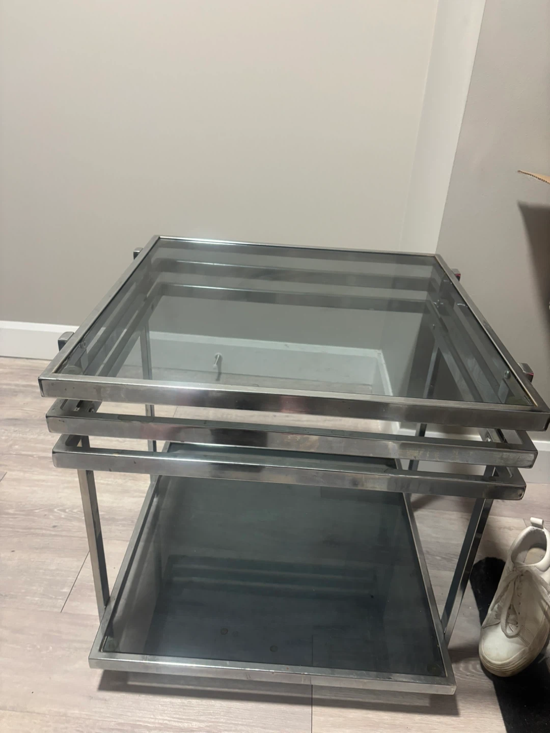 Glass and Chrome Coffee Table !NEED GONE ASAP!