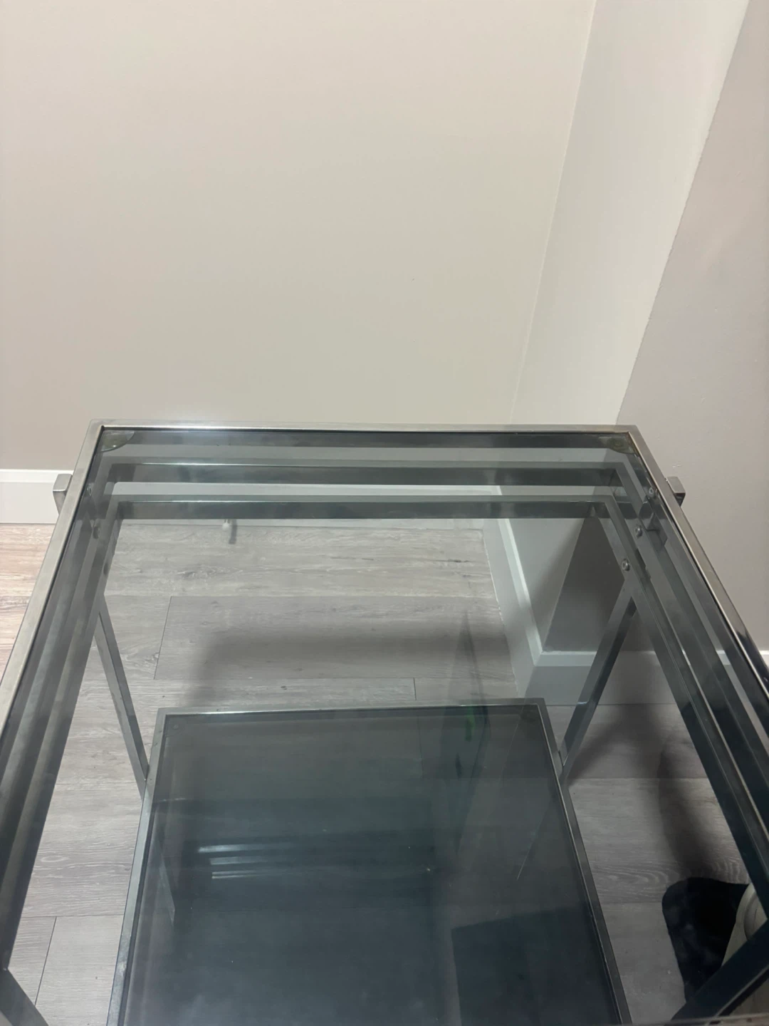 Glass and Chrome Coffee Table !NEED GONE ASAP! - photo 2