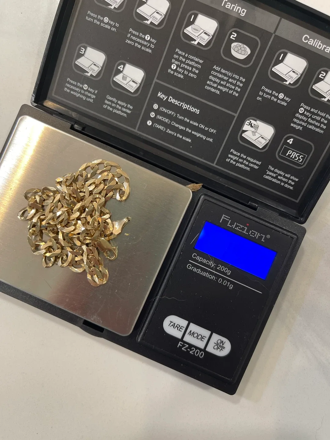 9ct Gold Curb Chain 375 Ladies Solid Link 20" image indicator(2)