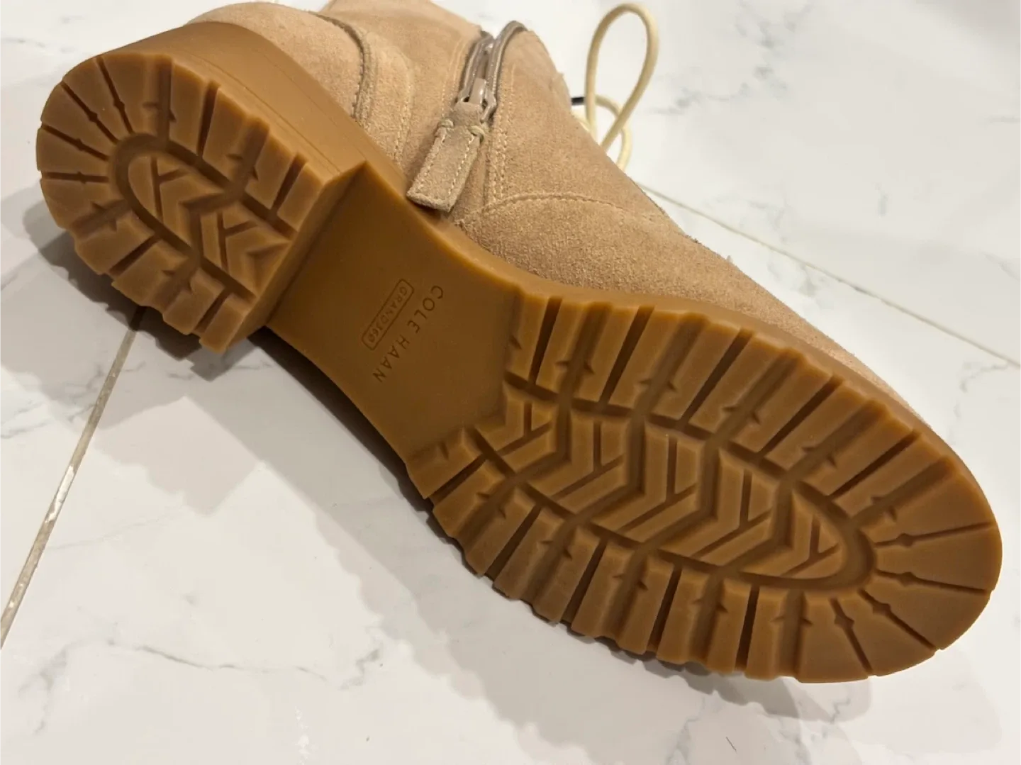 NEW Cole Haan Waterproof Combat Boots - Size 7.5 image indicator(5)