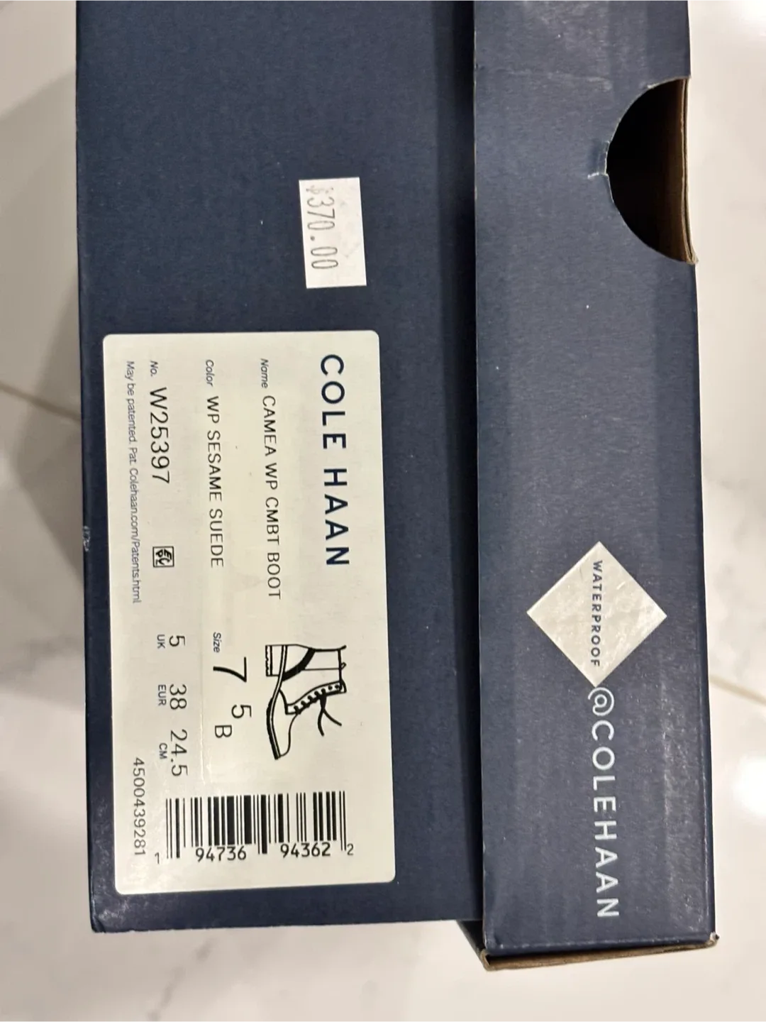 NEW Cole Haan Waterproof Combat Boots - Size 7.5 image indicator(3)