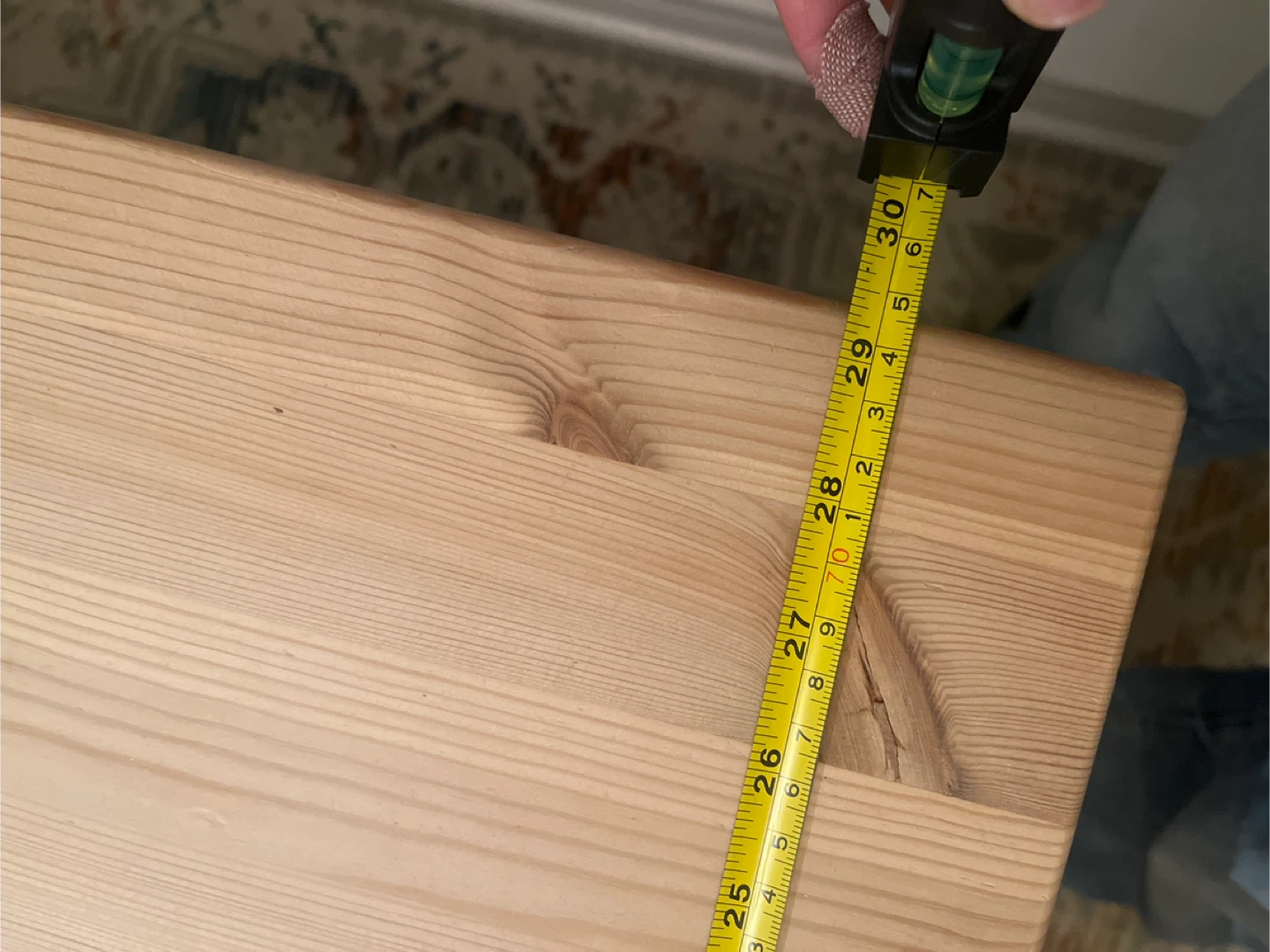 IKEA Pine Dining Table with two chairs - photo 3