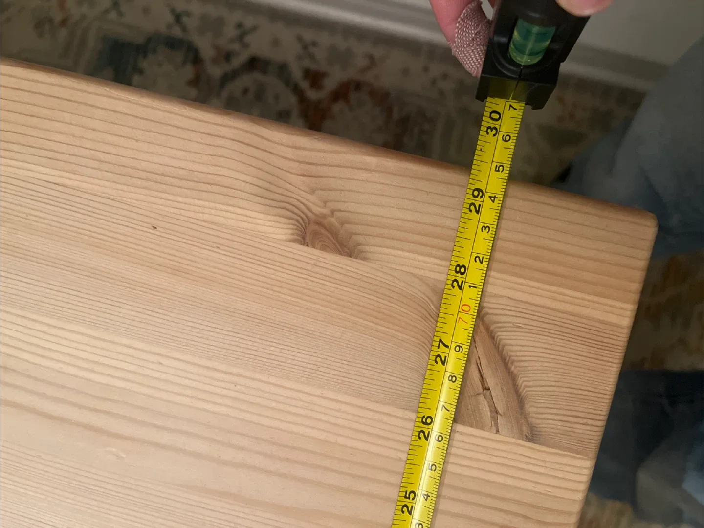 IKEA Pine Dining Table with two chairs image indicator(3)