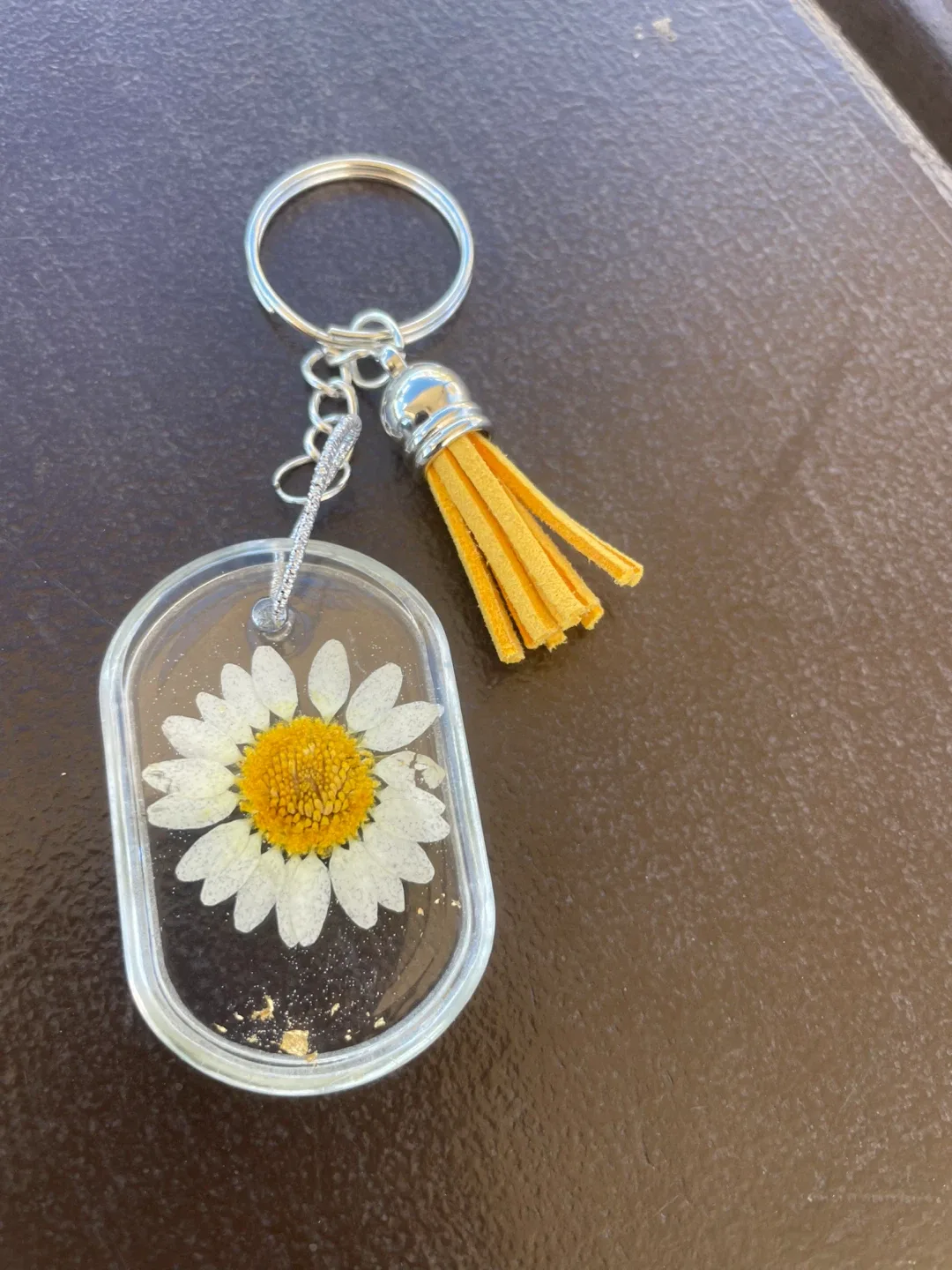 Handmade Resin Flower Keychains image indicator(2)