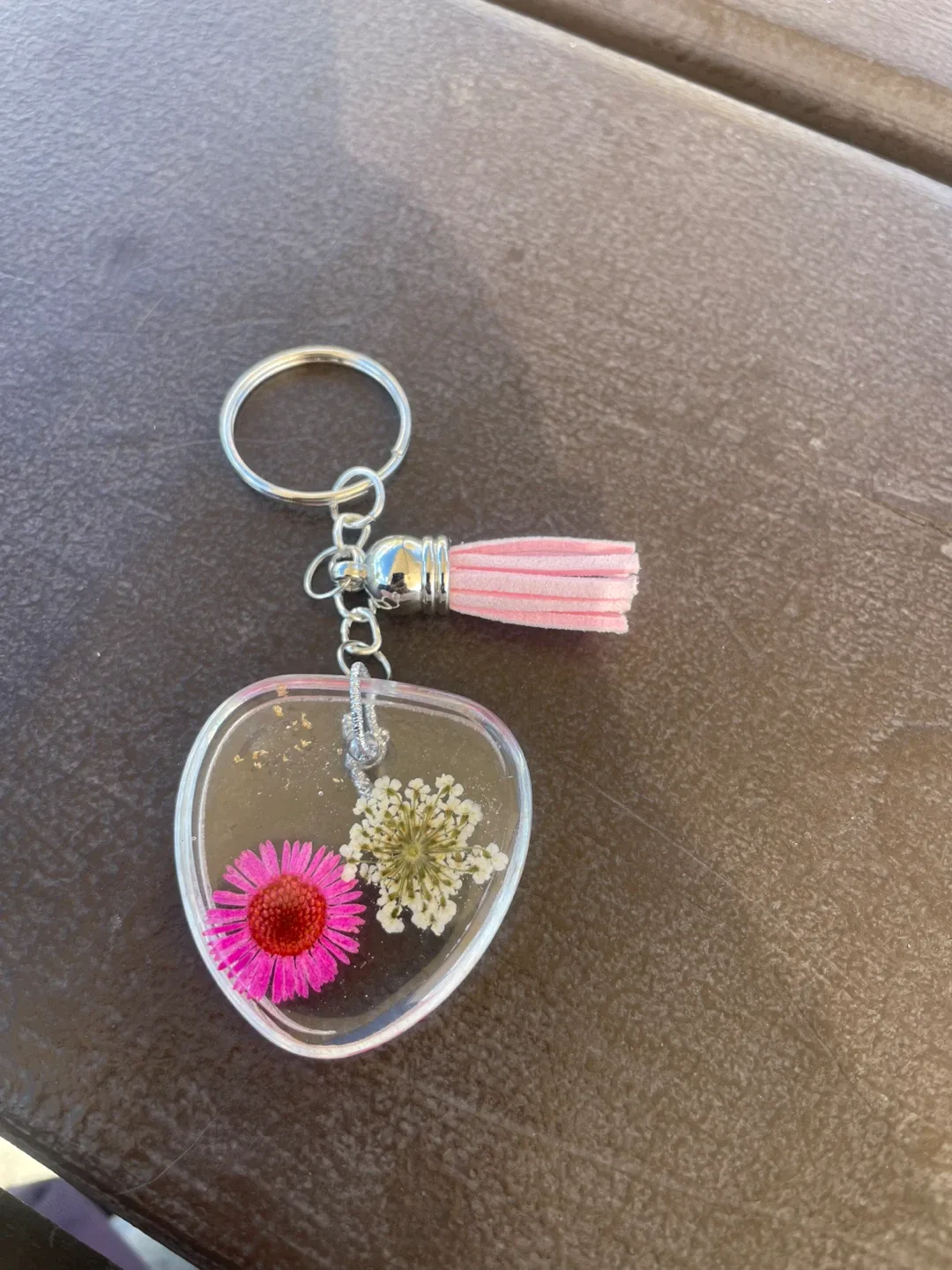 Handmade Resin Flower Keychains image indicator(5)
