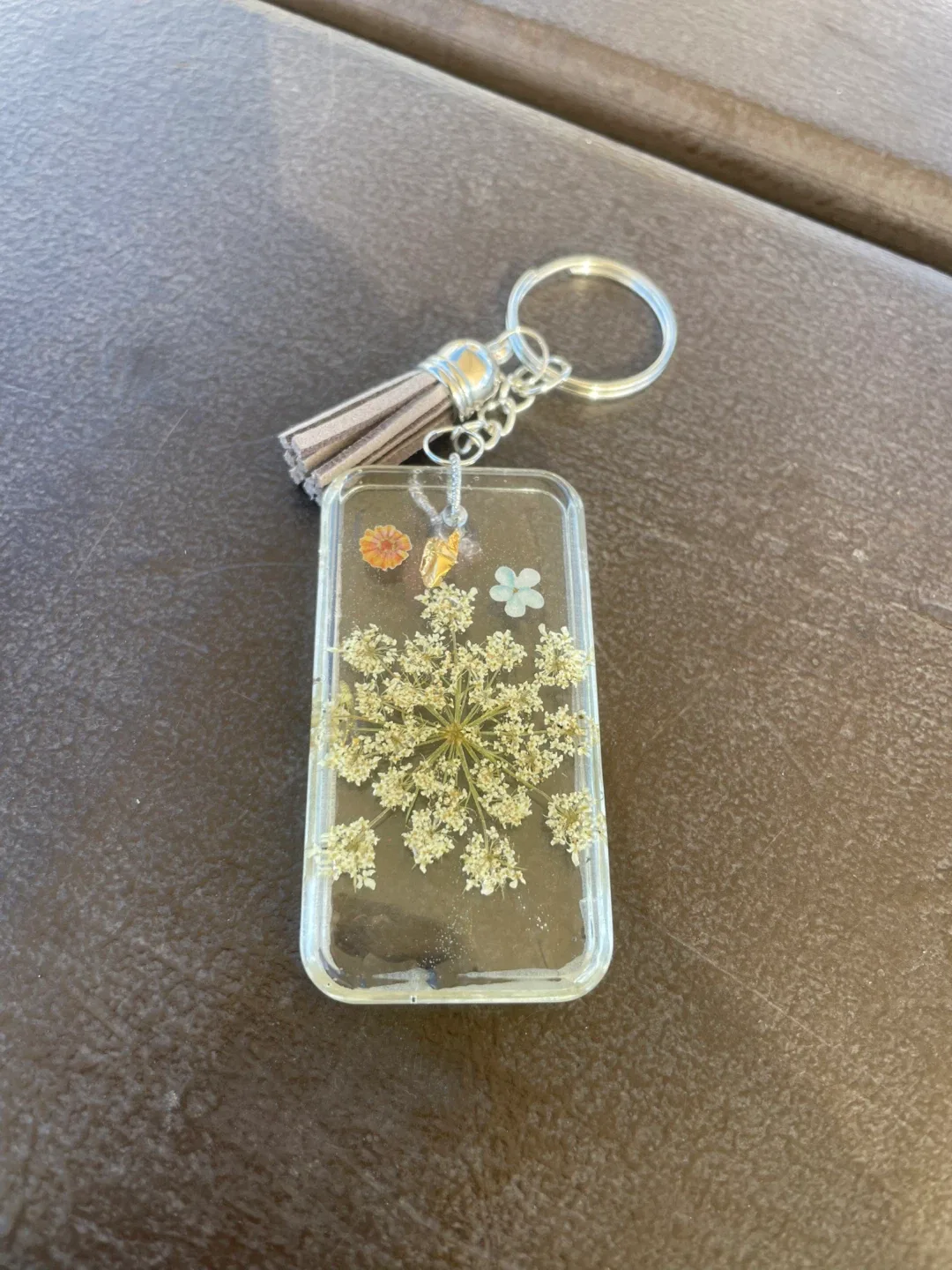 Handmade Resin Flower Keychains image indicator(4)