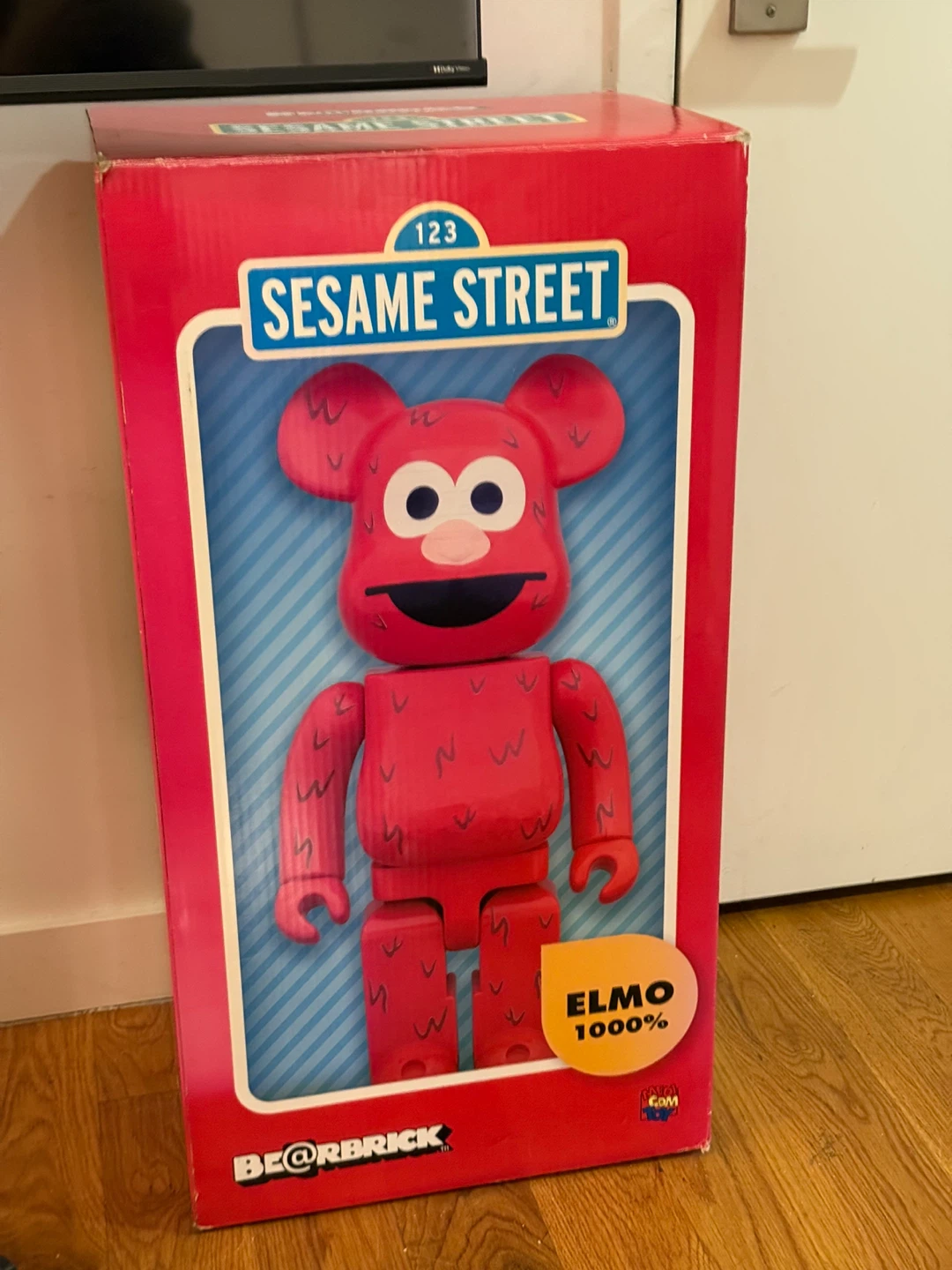 Bearbrick x Sesame Street Elmo 1000% (Red)