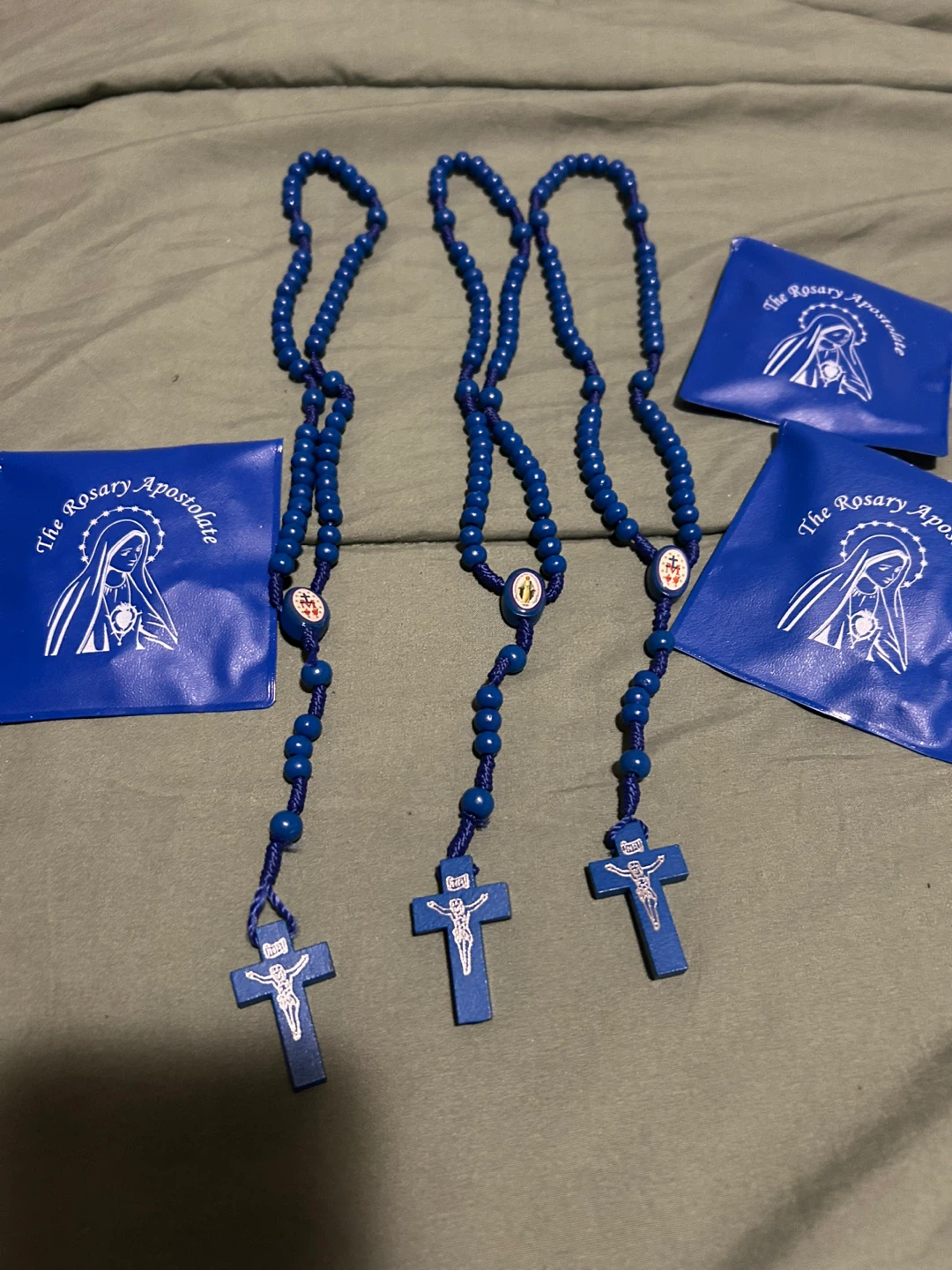 The Rosary Apostolate Blue Rosary
