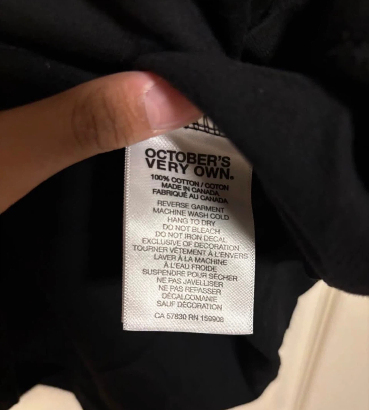 OVO October's Very Own Black Tee - Size M - photo 3