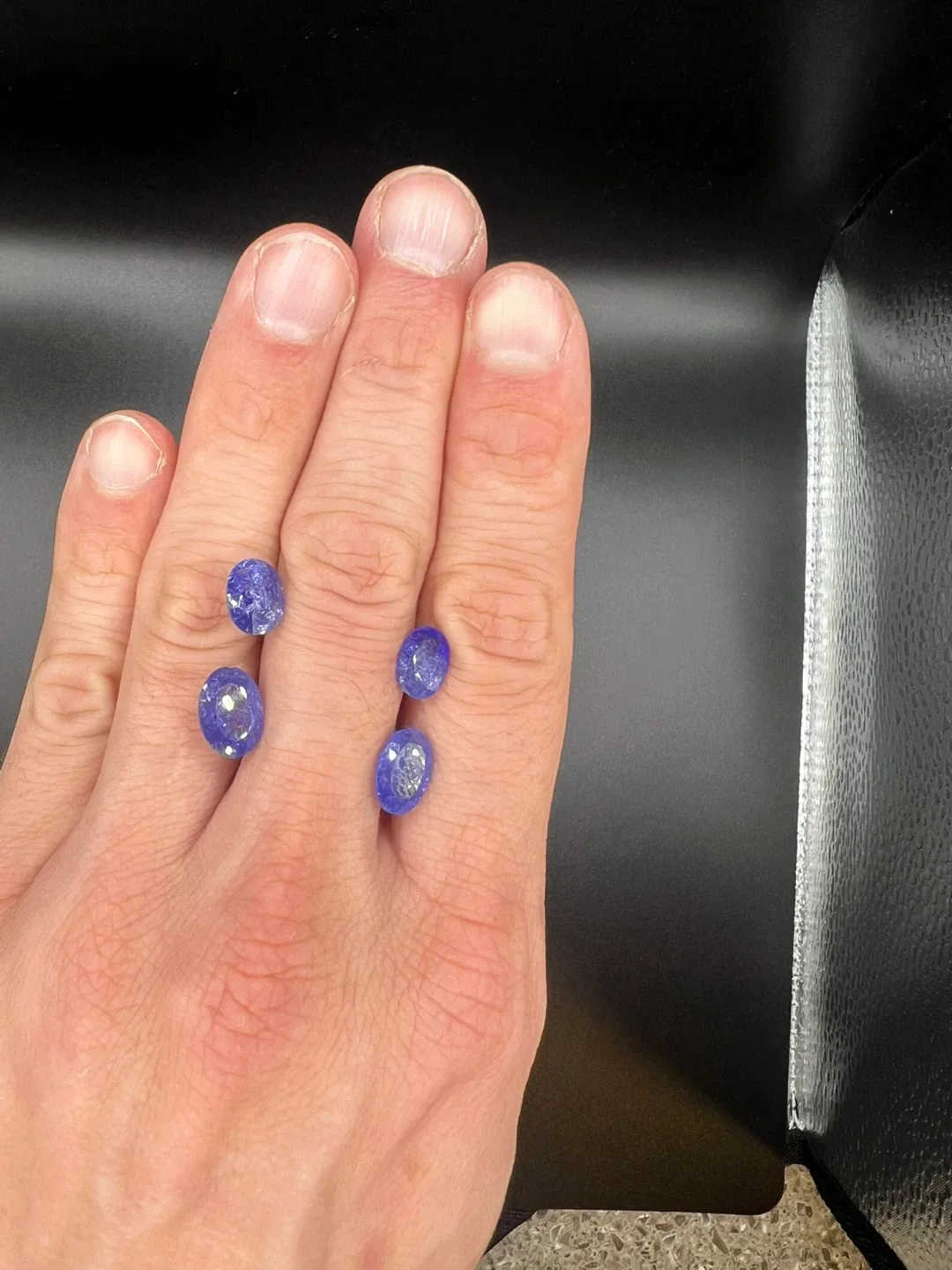 Four Tanzanite Gemstones - 10.29ct thumbnail