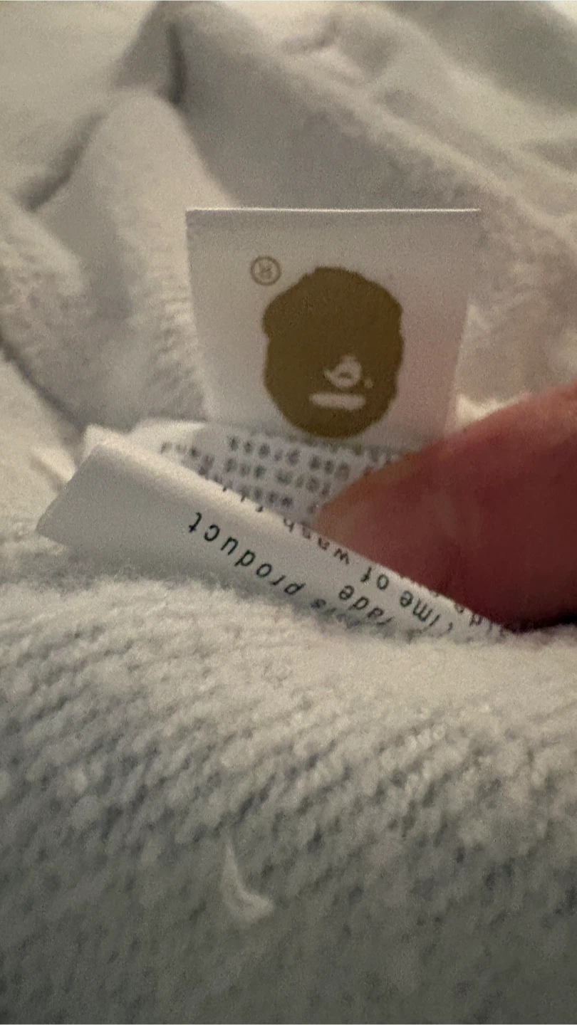 White BAPE hoodie - photo 4
