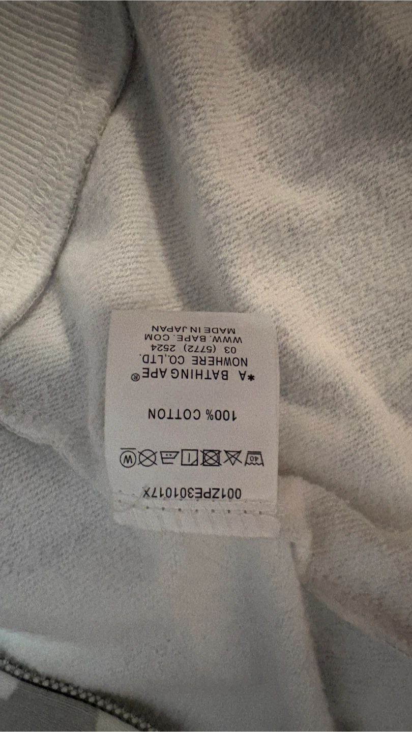 White BAPE hoodie - photo 5