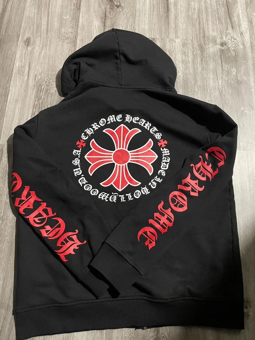 Chrome Hearts Black Zip-Up Hoodie image indicator(2)