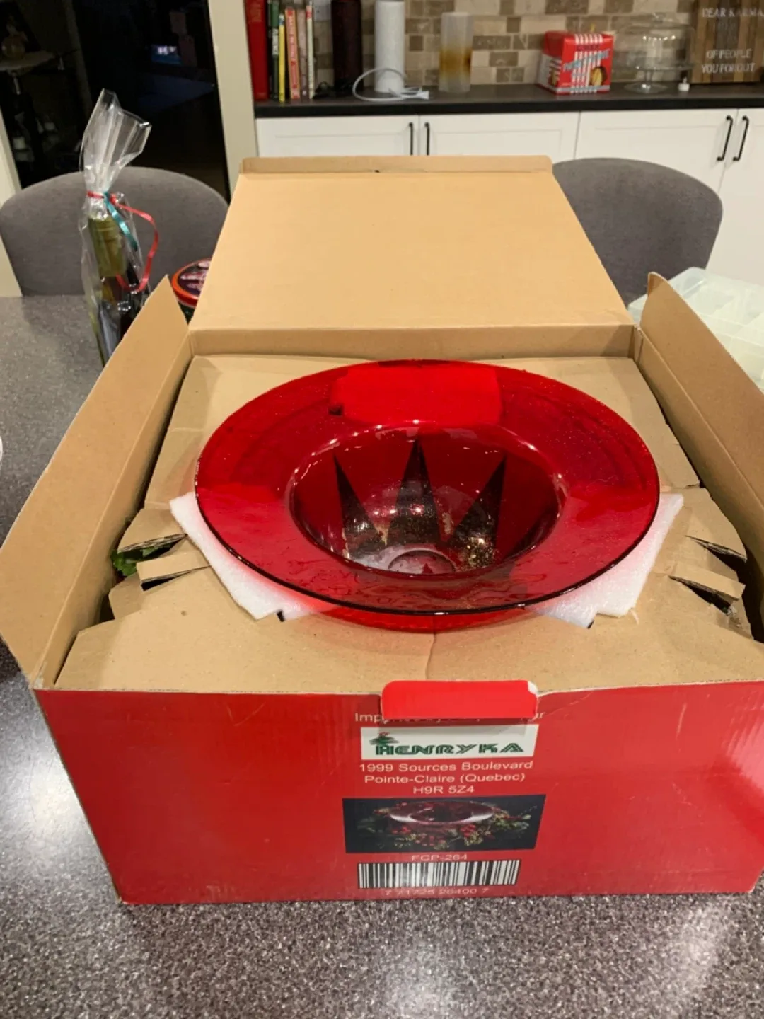 Christmas Poinsettia Bowl Centrepiece image indicator(5)