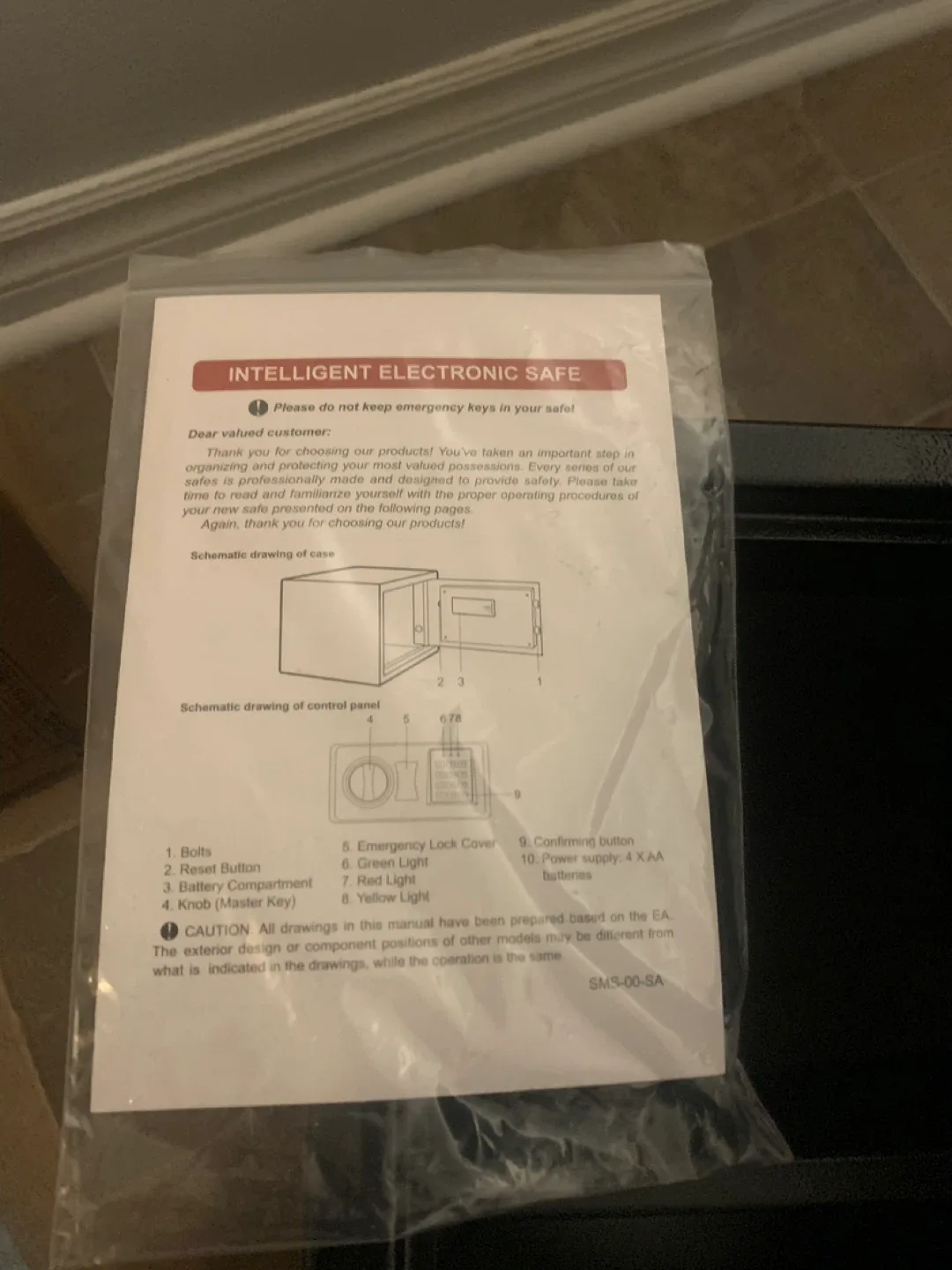 Intelligent Electronic Safe image indicator(4)