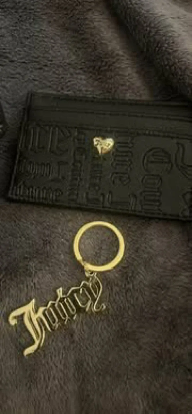 Juicy Couture Black Backpack, Card Holder & Keychain image indicator(3)