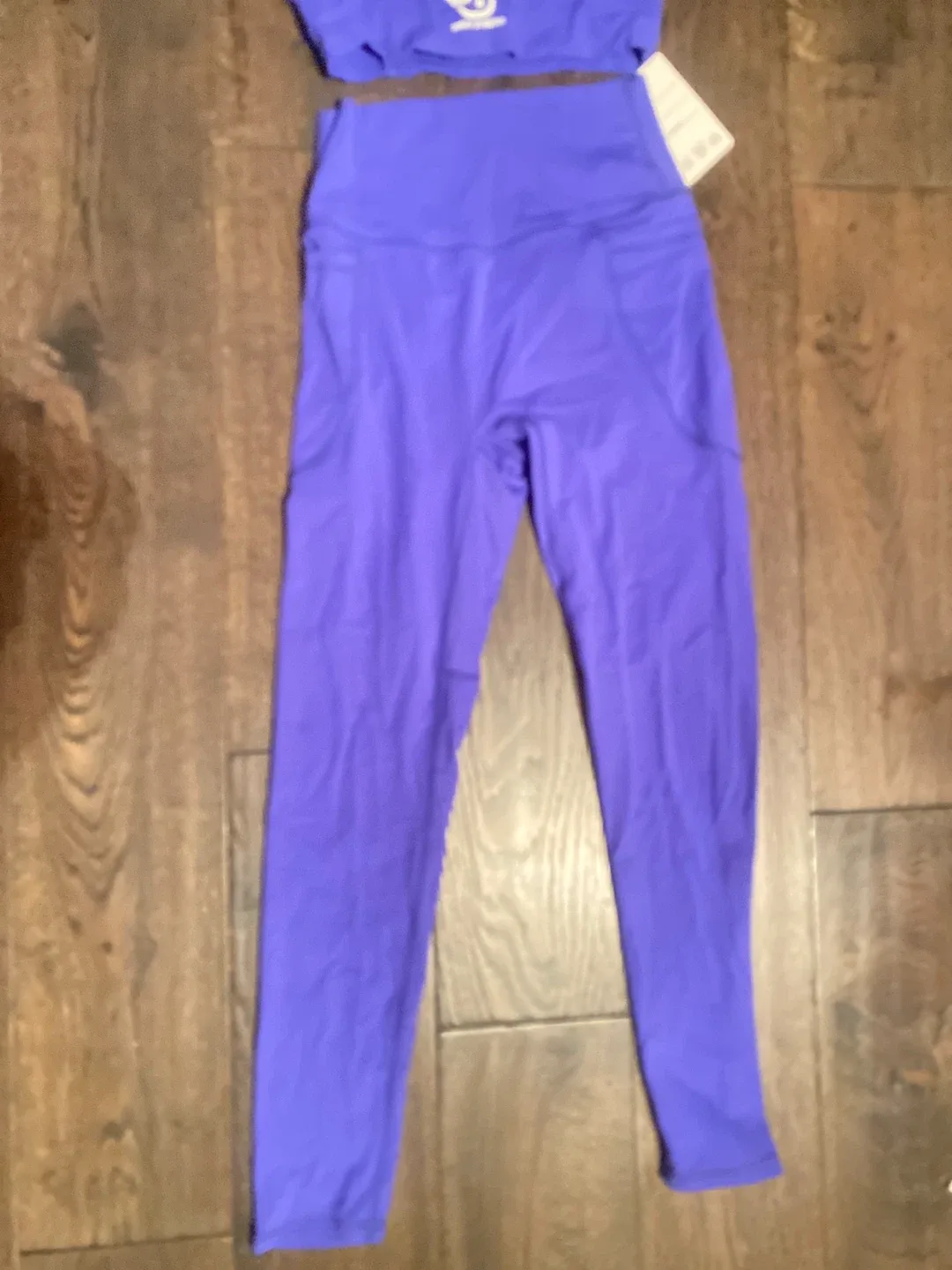 Size small Sweat Synergy Purple Workout Set