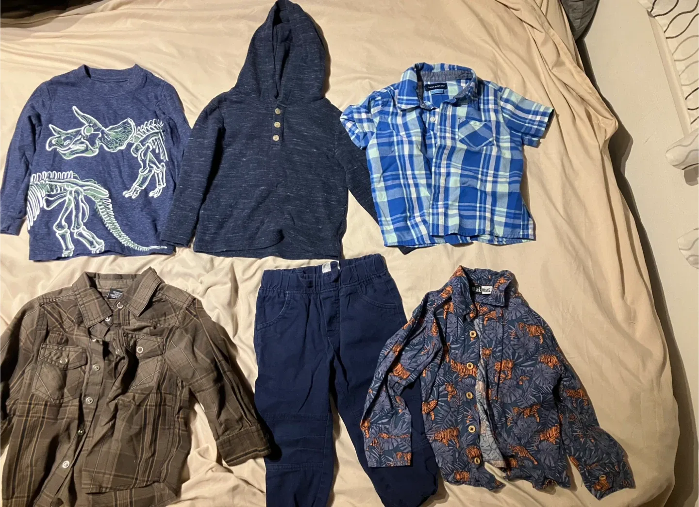 Boys Clothes Bundle - Shirts, Pants, 2/3T thumbnail