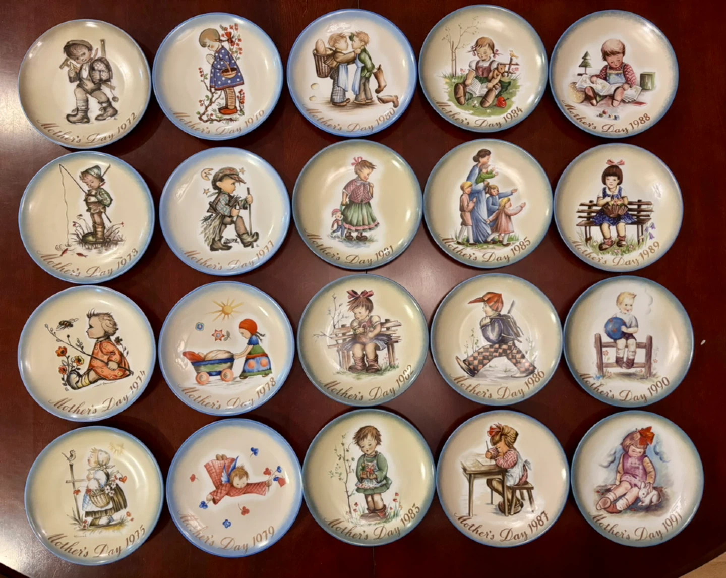 Schmid Mother's Day Collector Plates
