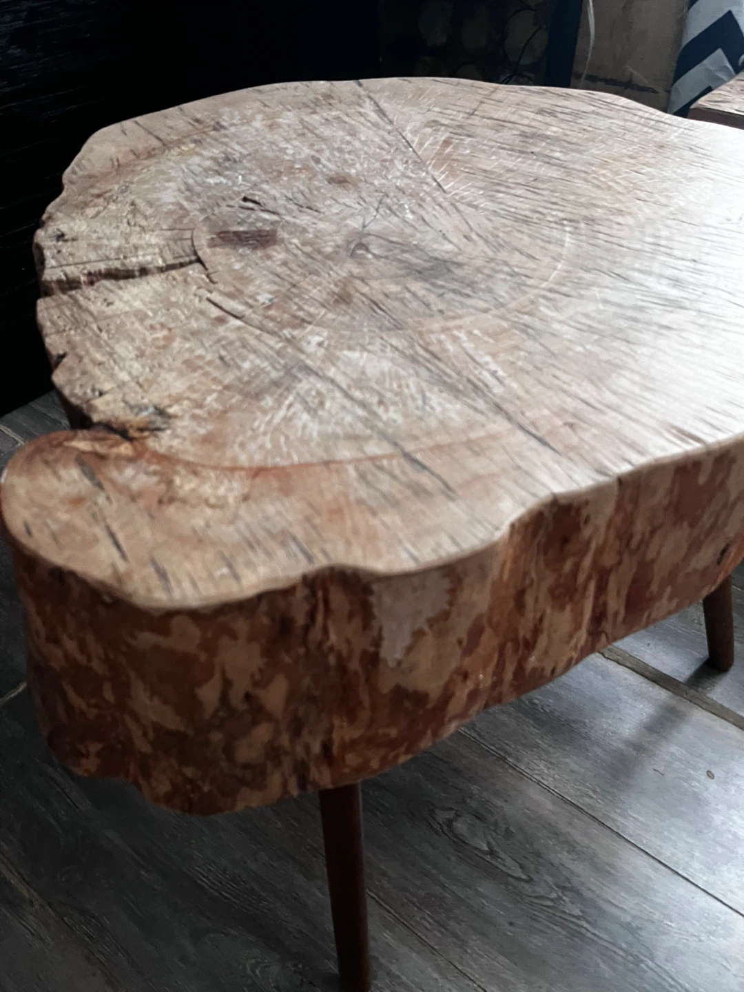 Wood Stump Coffee Table - photo 3