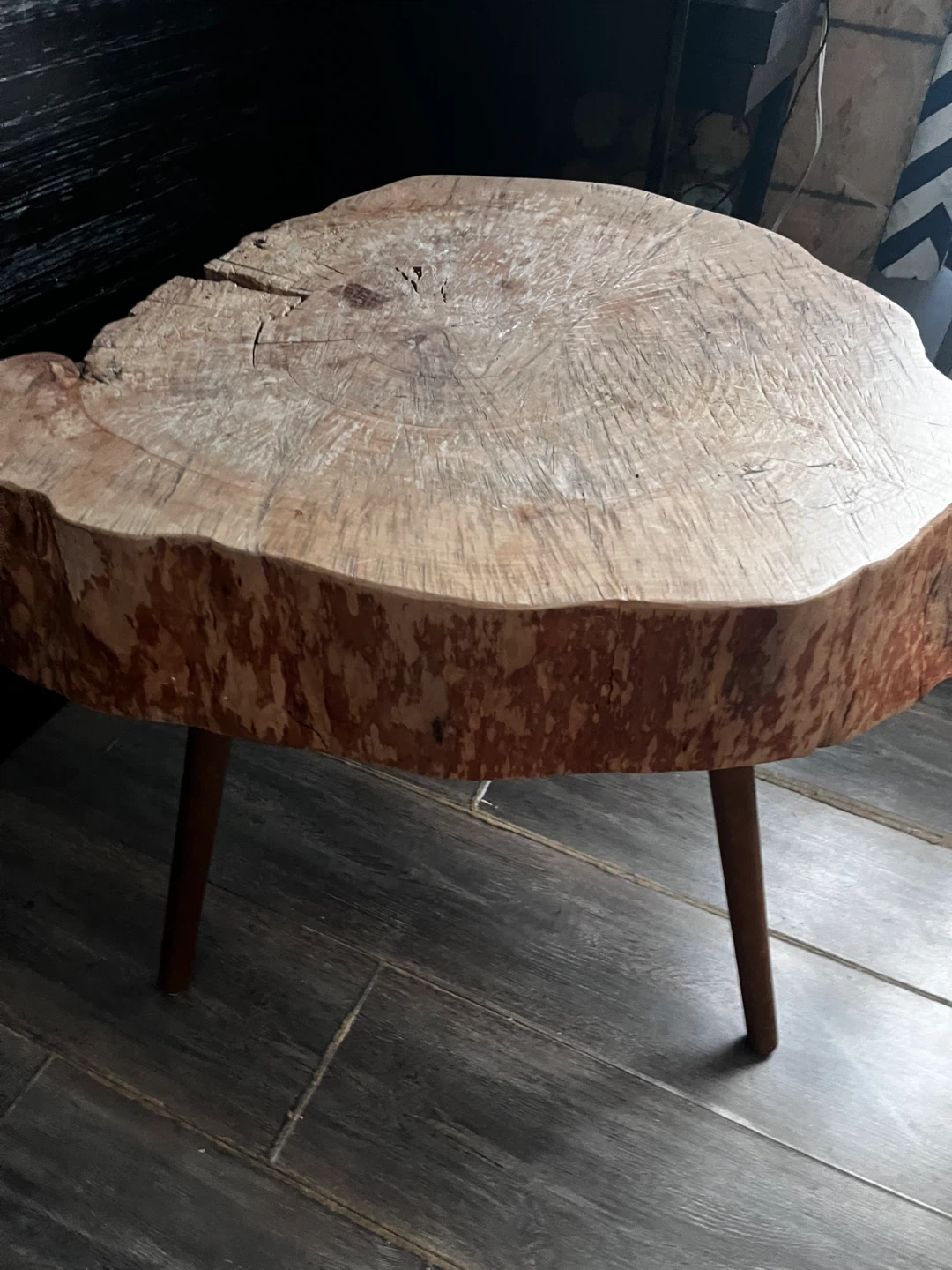 Wood Stump Coffee Table