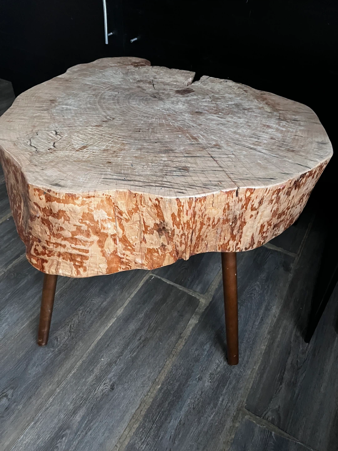 Wood Stump Coffee Table - photo 2