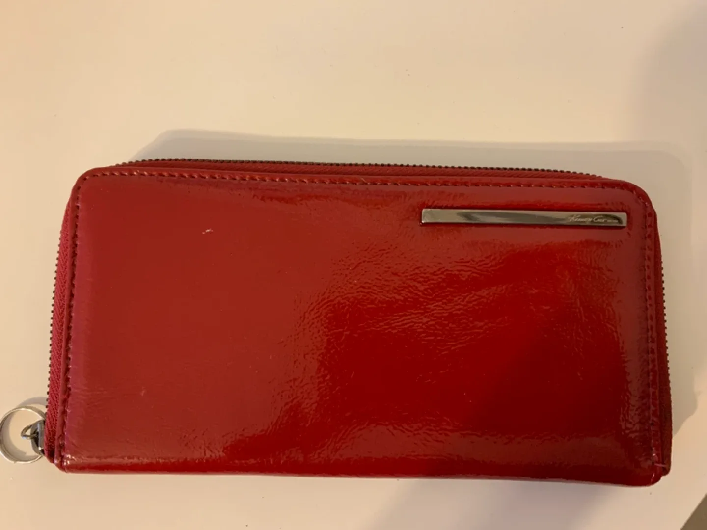 Kenneth Cole Red Patent Leather Wallet image indicator(2)