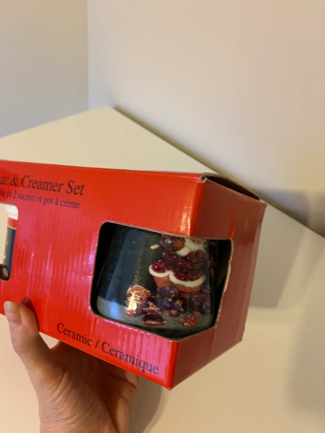 Christmas Sugar & Creamer Set - 2 Pc Ceramic image indicator(6)