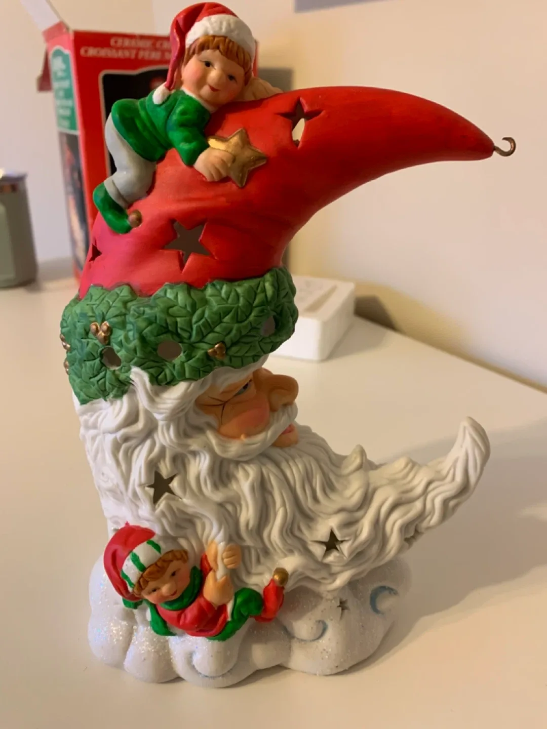 Danson Ceramic Crescent Santa image indicator(4)