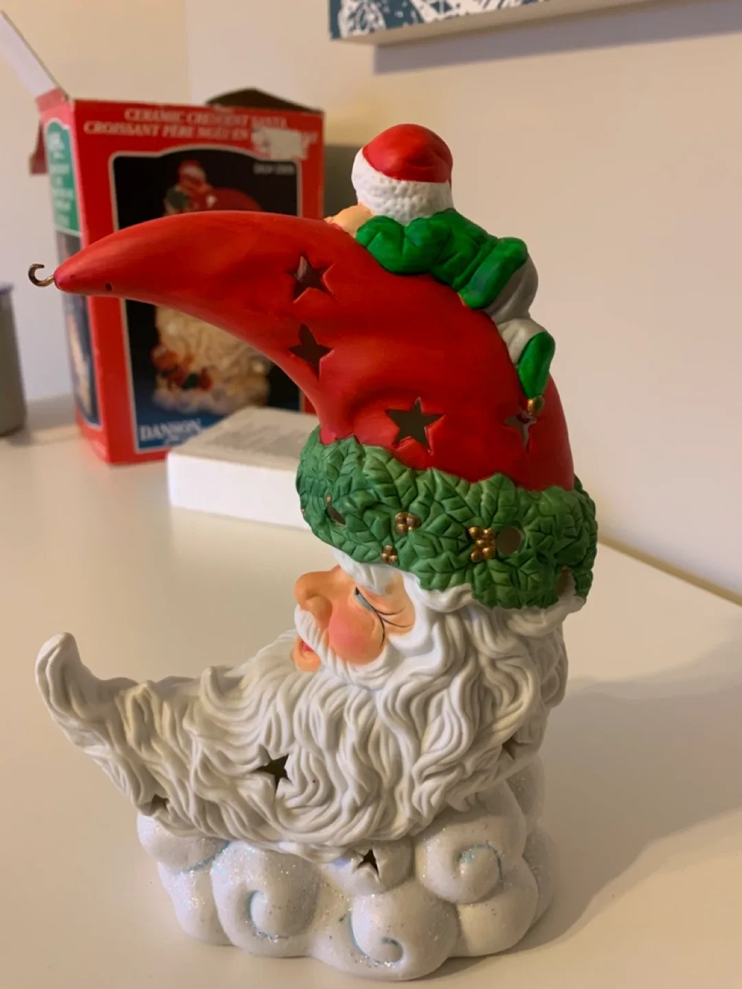 Danson Ceramic Crescent Santa image indicator(3)