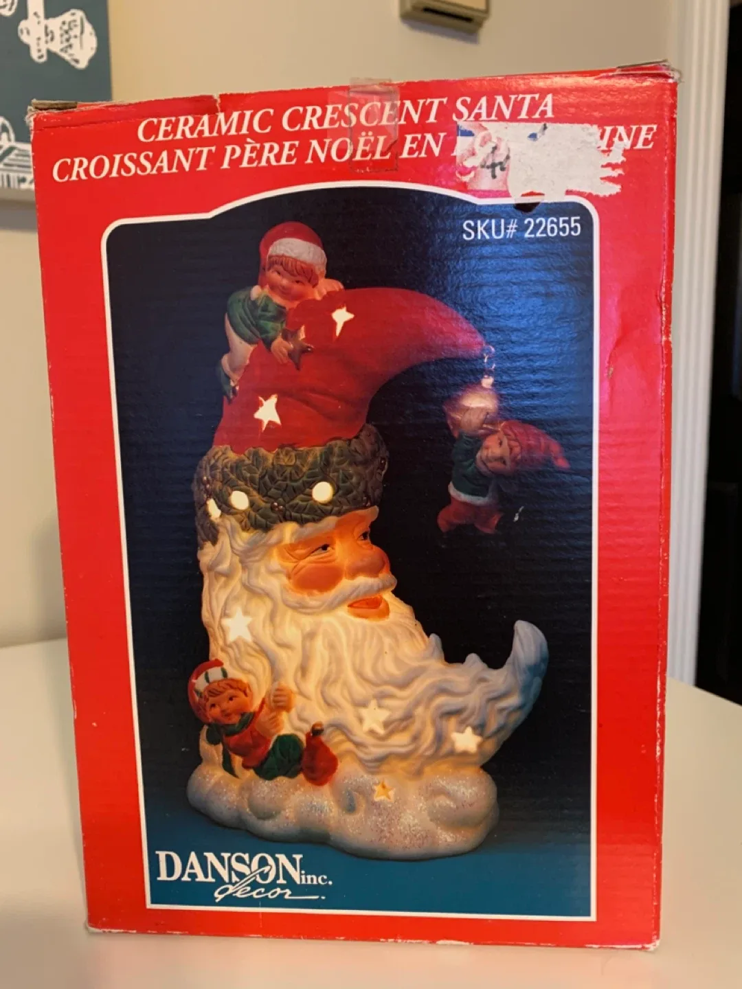 Danson Ceramic Crescent Santa thumbnail