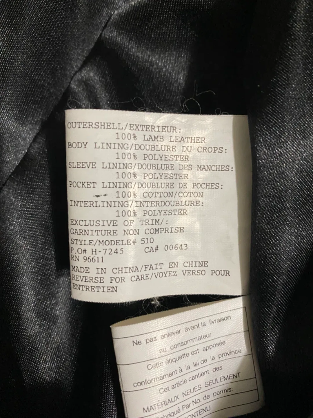 Canada Genuine Leather Jacket *** image indicator(3)