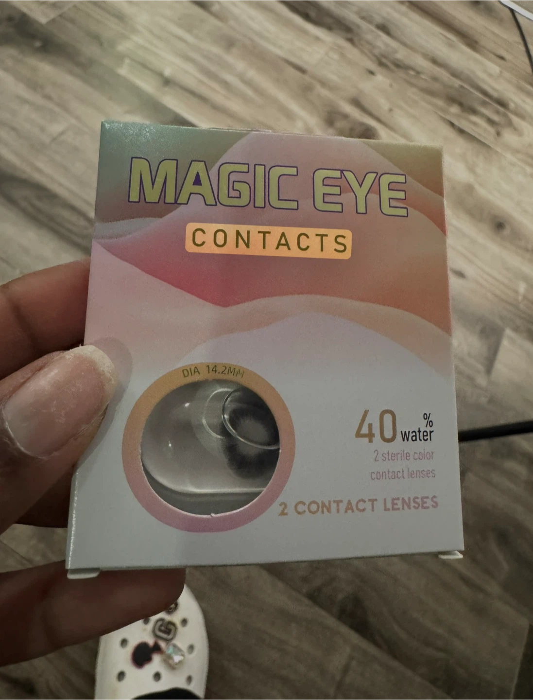Black contact lenses for Halloween costume  🥕