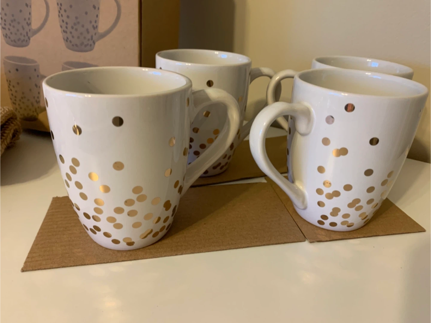 Santa's Secrets Ceramic Mugs - 4 Piece Set