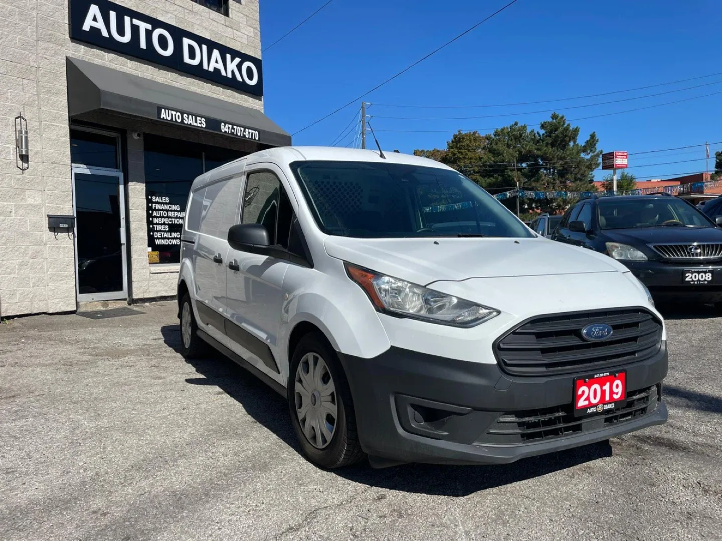 2019 Ford Transit Connect Cargo Van - White thumbnail